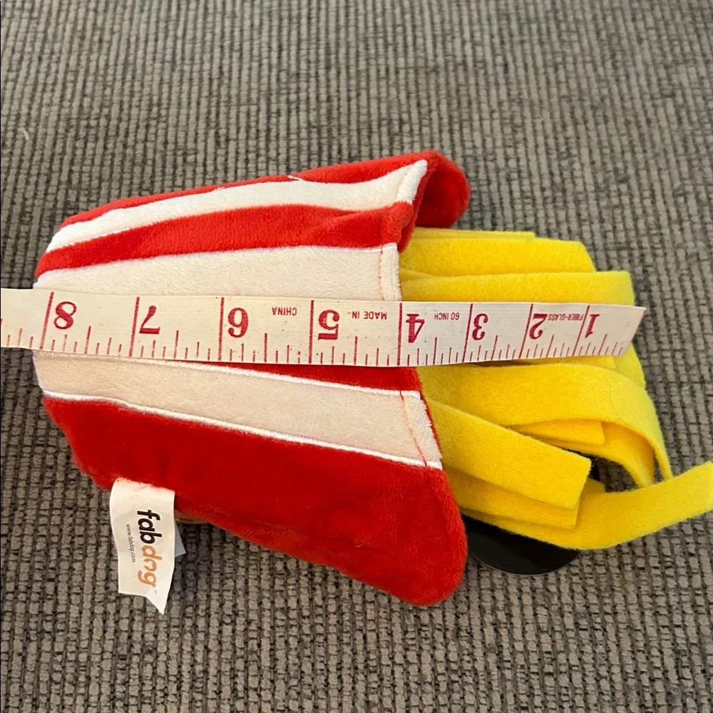 French fry dog toy NEW with squeaker